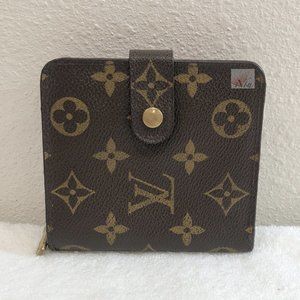 SOLD LOUIS VUITTON Monogram Compact Wallet